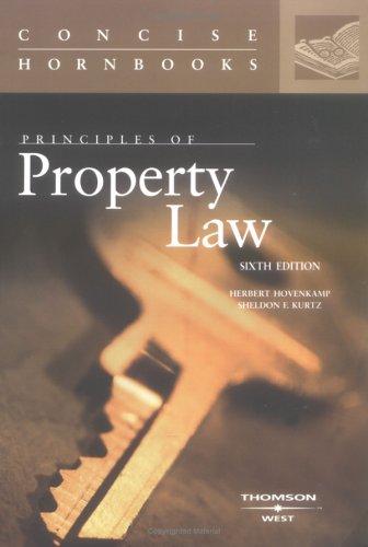 Cover for Principles of property law