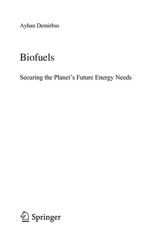 Cover for Biofuels