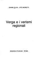 Cover for Verga e i verismi regionali