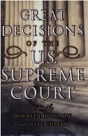 Cover for Great Decisions of the U.S. Supreme Court