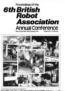 Cover for Proceedings of the 6th British Robot Association Annual Conference