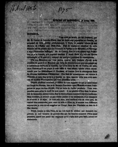 Cover for [Lettre]