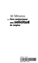 Cover for Para Confeccionar Una Solicitud de Empleo