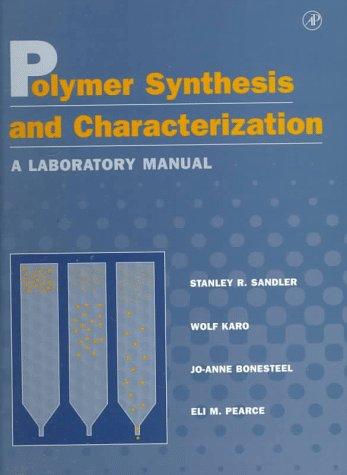 Cover for Polymer synthesis and characterization