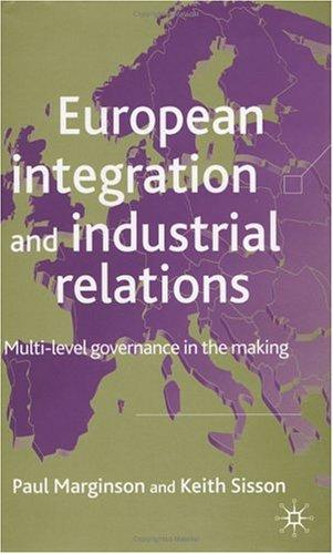 Cover for European integration and industrial relations