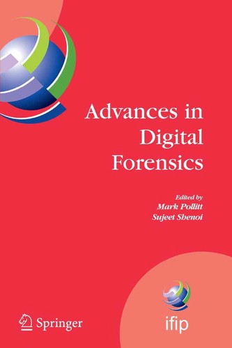 Cover for Advances in digital forensics