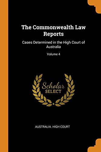 Cover for The Commonwealth Law Reports