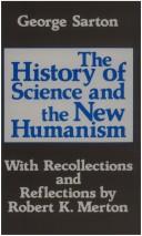 Cover for The history of science and the new humanism