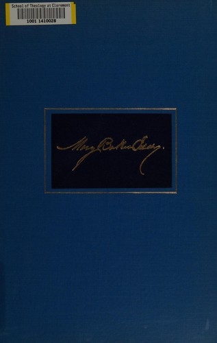 Cover for Mary Baker Eddy
