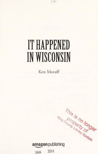 Cover for It happened in Wisconsin