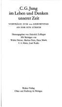 Cover for C. G. Jung im Leben und Denken unserer Zeit