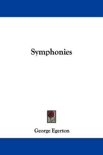 Cover for Symphonies