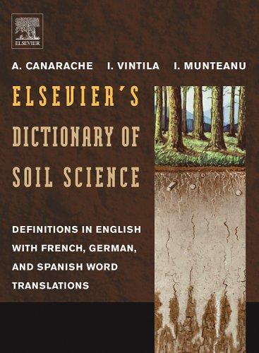Cover for Elsevier's Dictionary of Soil Science