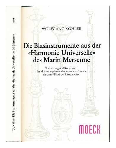 Cover for Die Blasinstrumente aus der "Harmonie universelle" des Marin Mersenne