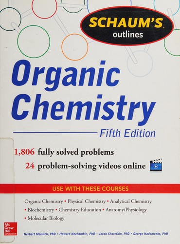 Cover for Schaum's outlines organic chemistry