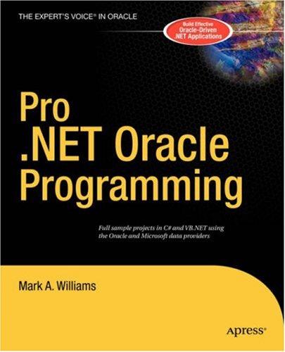 Cover for Pro .NET Oracle Programming