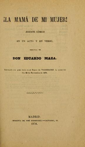 Cover for mamá de mi mujer!