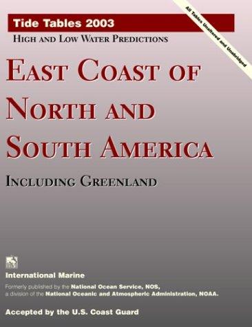 Cover for Tide Tables 2003 