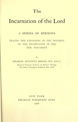 Cover for The Incarnation of the Lord