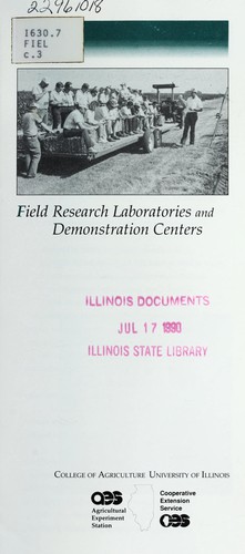 Cover for Field research laboratories and demonstration centers