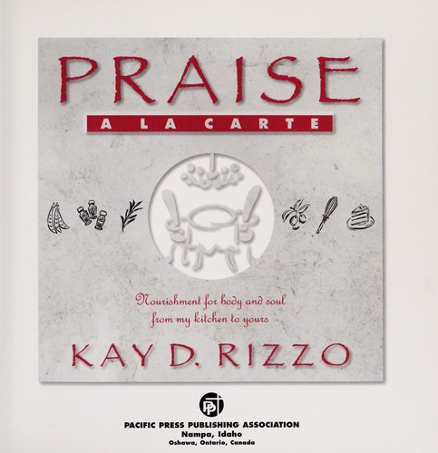 Cover for Praise a la carte