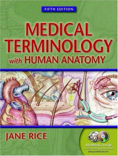 Cover for Medical Terminology with Human Anatomy (5th Edition) (Medical Terminology with Human Anatomy ( Rice))