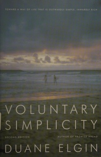 Cover for Voluntary simplicity