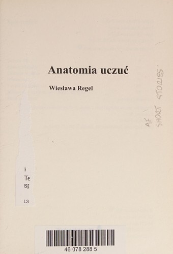Cover for Anatomia uczuć