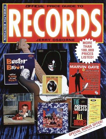 Cover for Official Price Guide to Records, 12th Edition (Twelfth Edition)