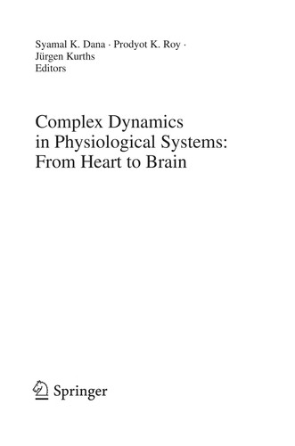 Cover for Complex dynamics in physiological systems