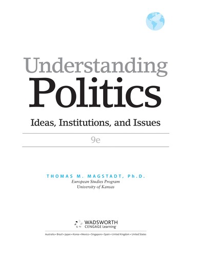 Cover for Understanding politics
