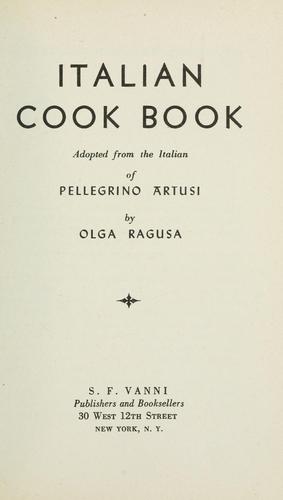 Cover for Italian cook book