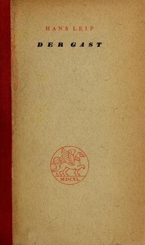 Cover for Der Gast