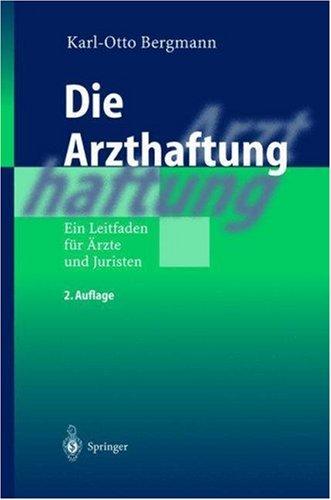 Cover for Die Arzthaftung