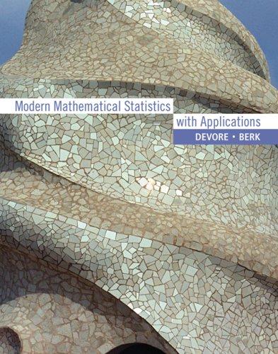 Cover for Modern Mathematical Statistics with Applications (with CD-ROM)