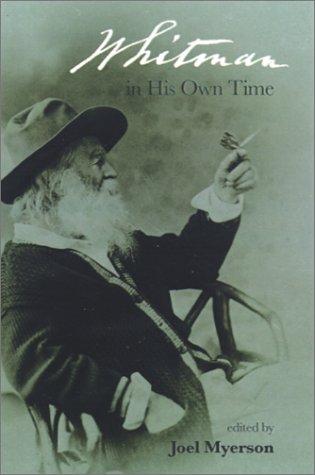 Cover for Whitman in His Own Time