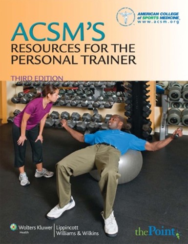 Cover for ACSM's resources for the personal trainer.