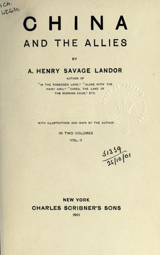 Cover for China and the allies.