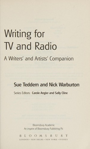 Cover for Writing for TV and Radio