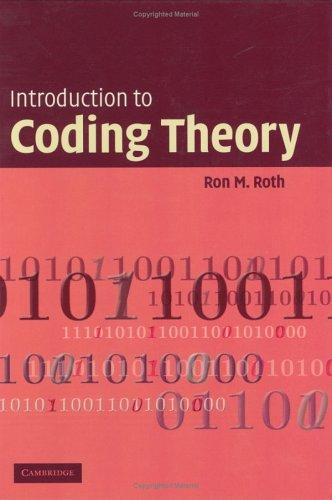 Cover for Introduction to Coding Theory