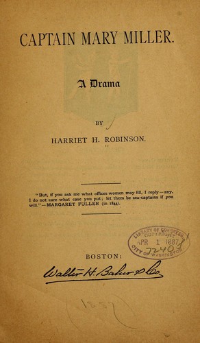 Cover for Captain Mary Miller