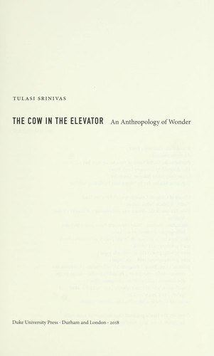 Cover for The cow in the elevator