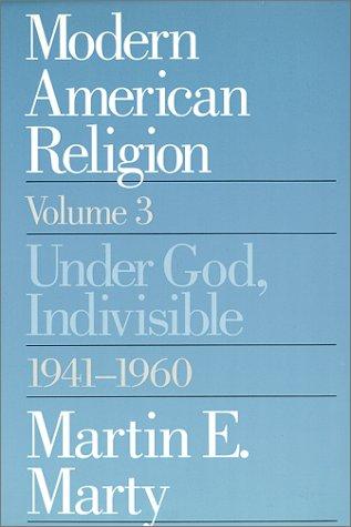 Cover for Modern American Religion, Volume 3