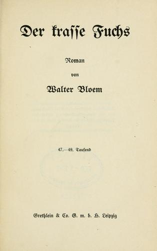 Cover for Der krasse Fuchs