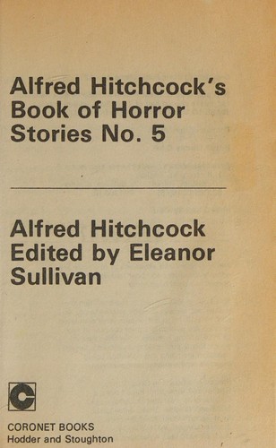 Cover for Alfred Hitchcock's Book of Horror Stories