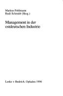 Cover for Management in der ostdeutschen Industrie