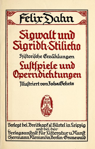 Cover for Gesammelte Werke