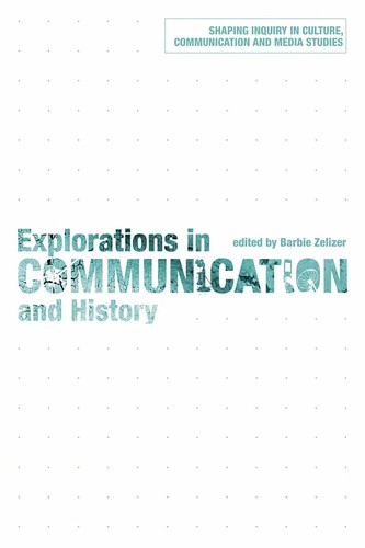 Cover for Explorations in communication and history