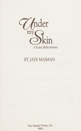 Cover for Under my skin