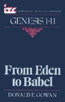 Cover for From Eden to Babel.